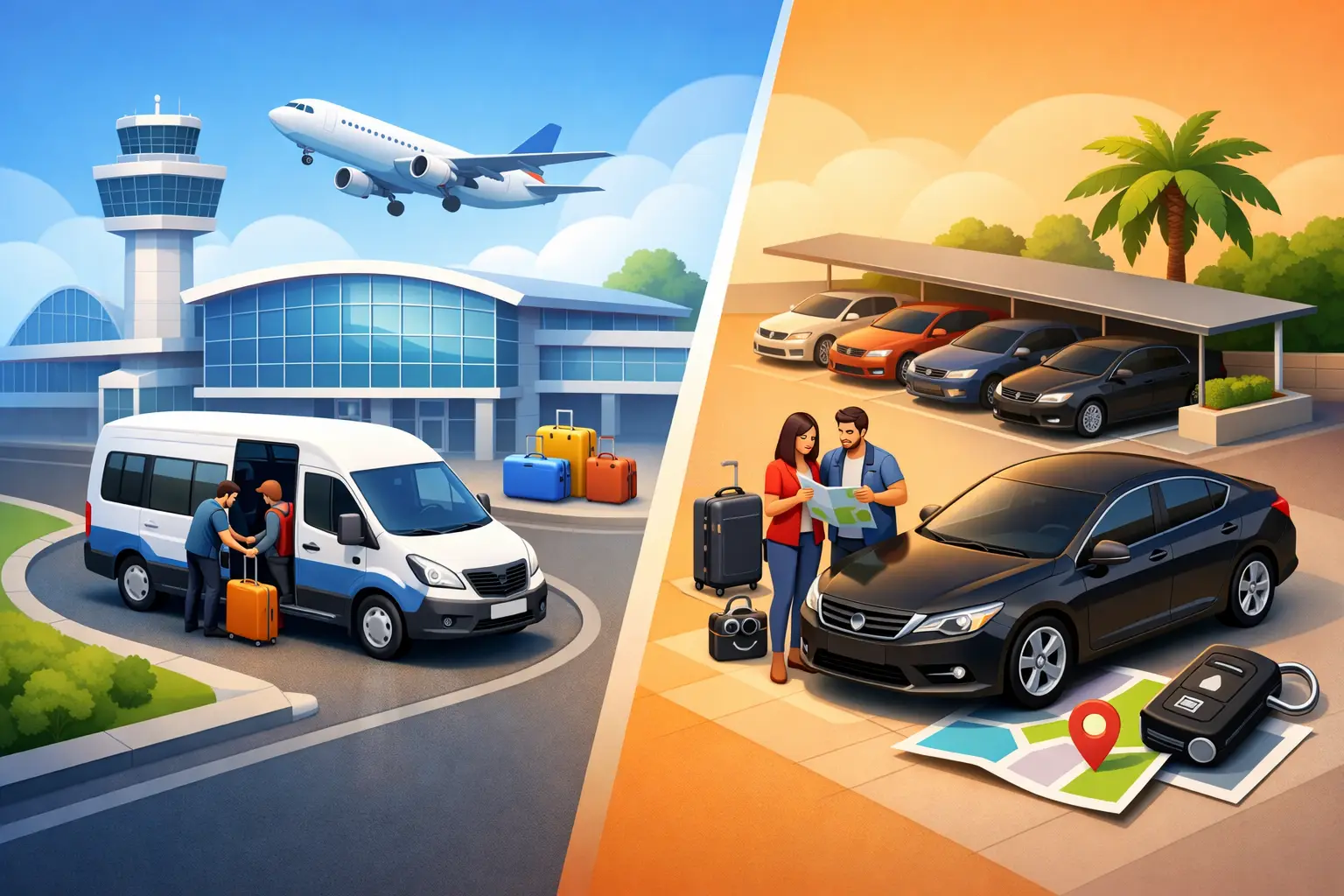 Airport Transfer or Car Rental? Choose Right