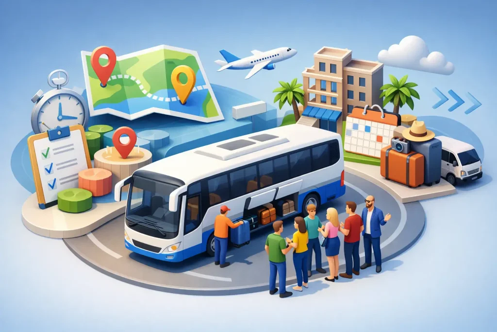 How to Arrange Group Transfer the Right Way